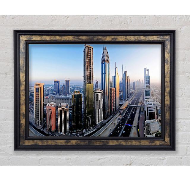 Dubai Building Blocks - Single Picture Frame Art Prints Bright Star Size: 29.7cm H x 42cm W x 8cm D on Productcaster.