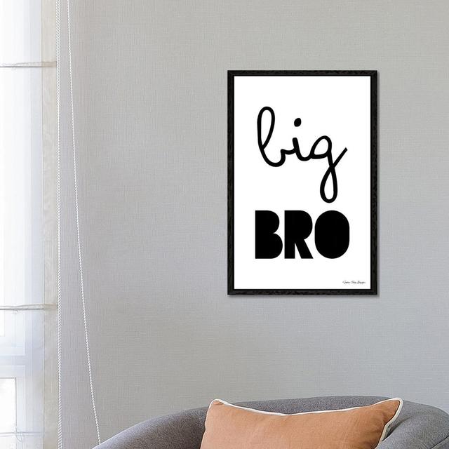 Big Bro by Seven Trees Design - Gallery-Wrapped Canvas Giclée on Canvas Ebern Designs Format: Black Framed, Size: 66.04cm H x 45.72cm W x 3.81cm D on Productcaster.