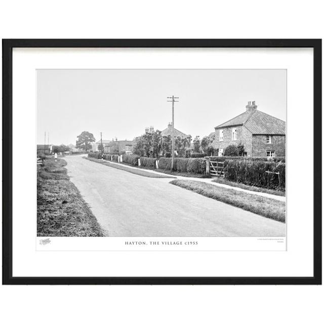 'Hayton, the Village C1955' by Francis Frith - Picture Frame Photograph Print on Paper The Francis Frith Collection Size: 28cm H x 36cm W x 2.3cm D on Productcaster.