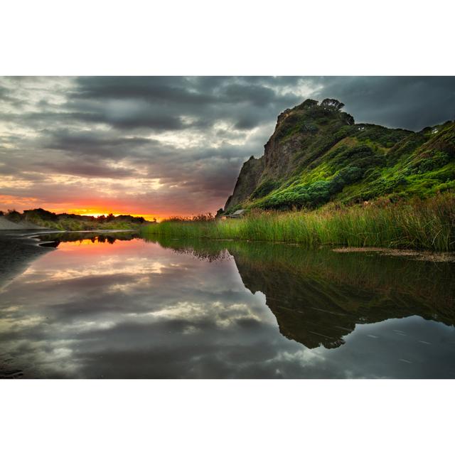 Lake at Sunset by Nazar_Ab - Wrapped Canvas Photograph Alpen Home Size: 51 cm H x 76 cm W on Productcaster.