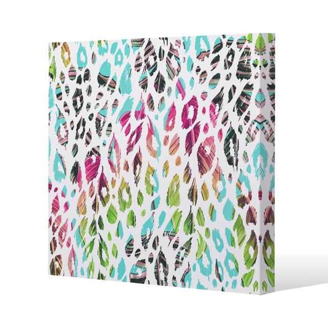 Multi Coloured Leopard Spots Canvas Print Andrew Lee on Productcaster.