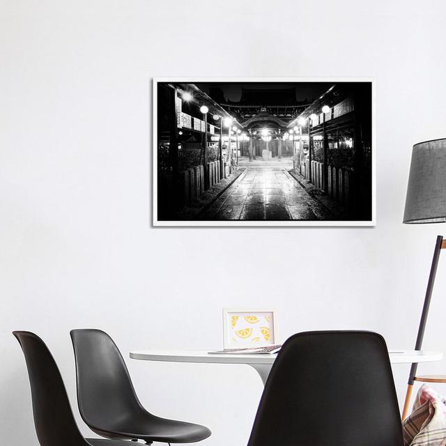 Night Temple by Philippe Hugonnard - Floater Frame Print on Canvas Ebern Designs Format: White Framed on Productcaster.