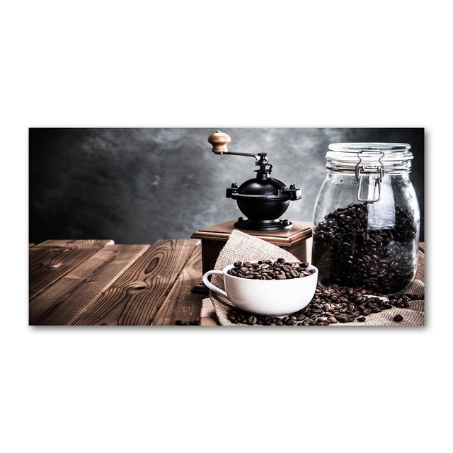 Coffee Grinder - Wrapped Canvas Art Prints Brayden Studio on Productcaster.