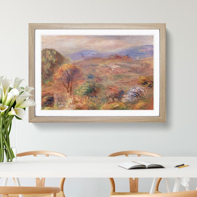 Landscape Vol.6 by Pierre-Auguste Renoir - Picture Frame Painting East Urban Home Frame Option: Oak Framed, Size: 36cm H x 48cm W x 2cm D on Productcaster.