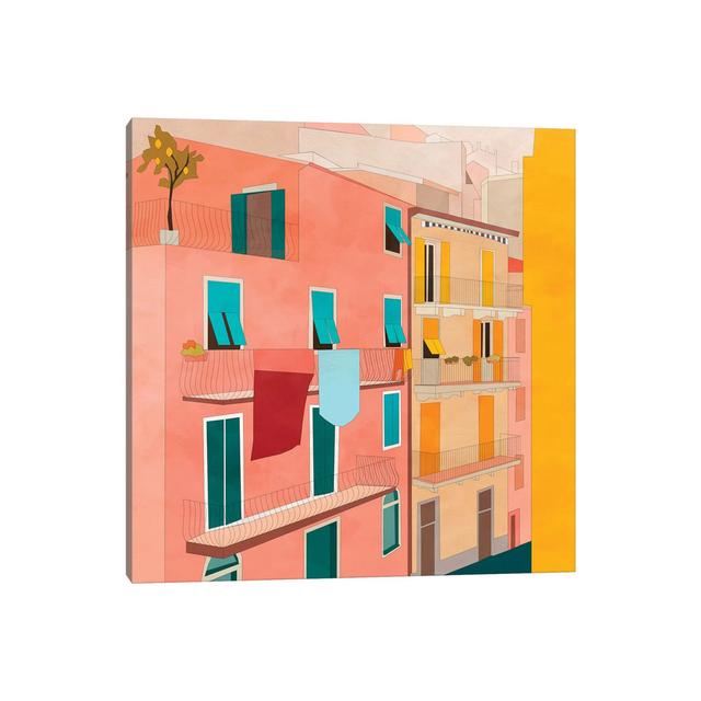 Italy Streetview by Ana Rut Bré - Wrapped Canvas Painting ClassicLiving on Productcaster.