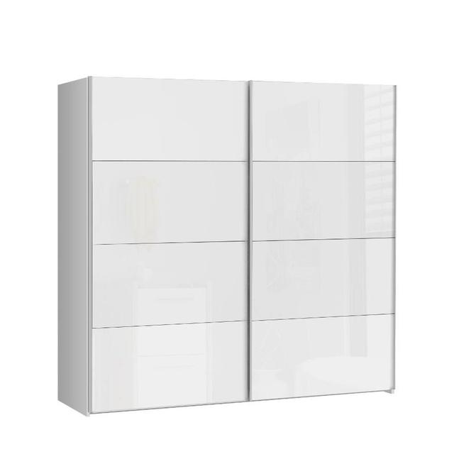 Schwebetürenschrank Dominey Zipcode Design Size: 210cm H x 220cm W x 61cm D on Productcaster.