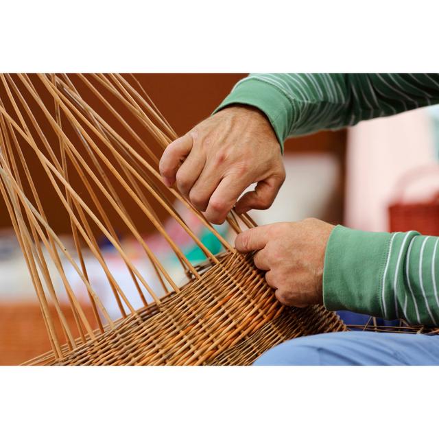 Basket Maker by Lukasok - Wrapped Canvas Photograph 17 Stories Size: 20cm H x 30cm W x 3.8cm D on Productcaster.