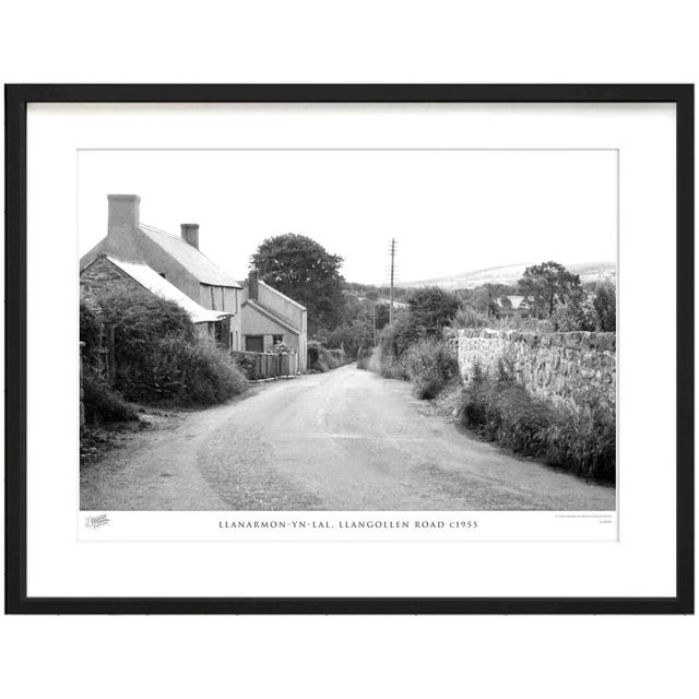 'Llanarmon-Yn-Lal, Llangollen Road C1955' by Francis Frith - Picture Frame Photograph Print on Paper The Francis Frith Collection Size: 28cm H x 36cm on Productcaster.