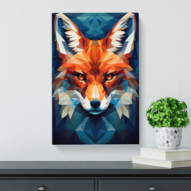 Fox Geometric No.2 - Print Alpen Home Size: 60cm H x 40cm W x 3cm D on Productcaster.