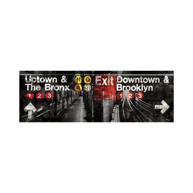 'NYC Subway Station III' Photograph on Wrapped Canvas Williston Forge Size: 30.48cm H x 91.44cm W x 3.81cm D on Productcaster.