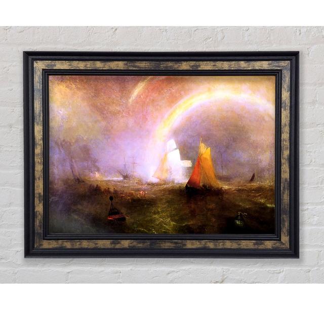 Joseph Mallord Turner Wrecked Bouys - Print Bright Star Size: 21cm H x 42cm W x 8cm on Productcaster.