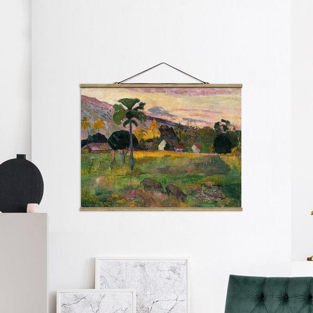 Come Here by Paul Gauguin - Painting Print Rosalind Wheeler Size: 75cm H x 100cm W x 0.3cm D on Productcaster.