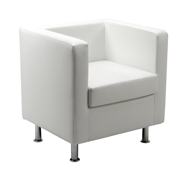 Tracie Reception Chair Ivy Bronx Finish: White on Productcaster.