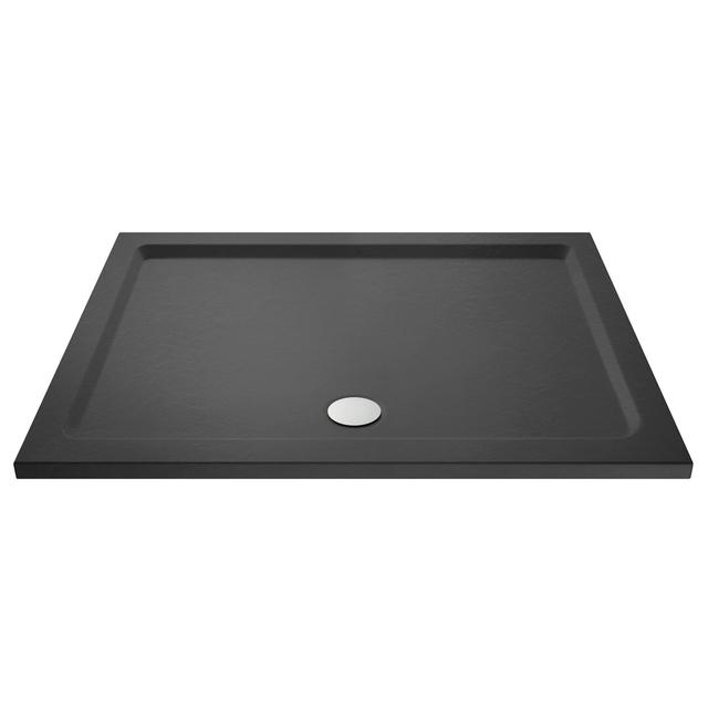 Standard Shower Tray - Slate Grey Hudson Reed Waste Location: Centre, Size: 40mm H x 900mm W x 1700mm D on Productcaster.