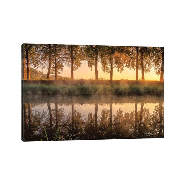 Sunrise In The Netherlands by Martin Podt - Wrapped Canvas Print ClassicLiving Size: 30.48cm H x 45.72cm W x 1.9cm D on Productcaster.