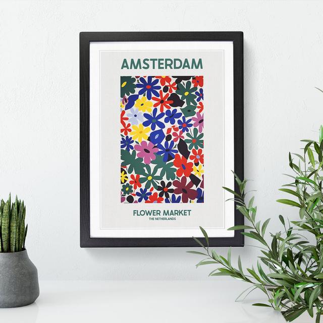 Amsterdam Flower Market Exhibition 8 Happy Larry Size: 64cm H x 46cm W x 2cm D on Productcaster.