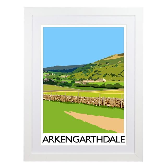 Arkengarthdale by Richard O'Neil - Print East Urban Home Size: 54 cm H x 44 cm W x 2.2 cm D, Format: White Wood Frame on Productcaster.