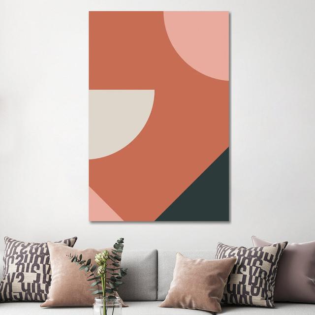 Orbit III Modern Geometric - Art Prints on Canvas Isabelline Size: 152.4cm H x 101.6cm W x 3.81cm D, Format: Wrapped Canvas on Productcaster.