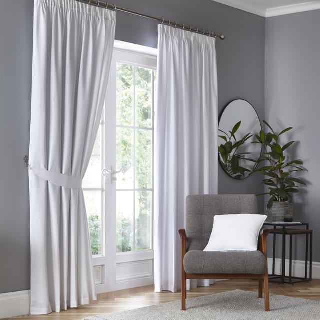 Dijon Pencil Pleat Blackout Thermal Curtains (Set of 2) Fusion Panel Size: 117 x 183 cm on Productcaster.