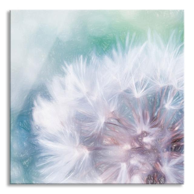 Enchanting Dandelions - Unframed Photograph on Glass Ophelia & Co. Size: 60cm H x 60cm W x 0.4cm D on Productcaster.