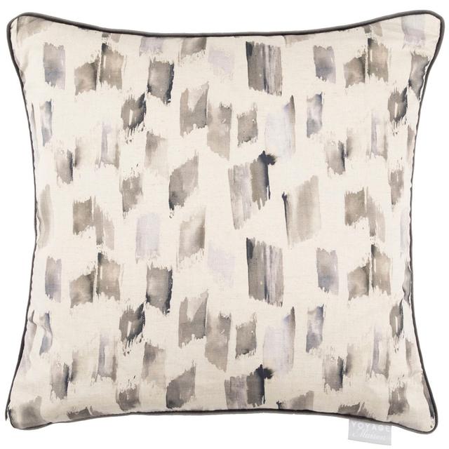 Arwen Feathers Abstract Square Scatter Cushion Cushion With Filling Voyage Maison Colour: Grey on Productcaster.