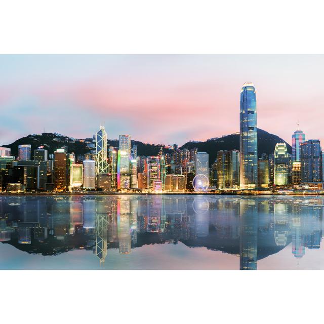 Hillsville Beautiful Hong Kong by Amnad - Wrapped Canvas Photograph Latitude Run Size: 61cm H x 91cm W x 3.8cm D on Productcaster.