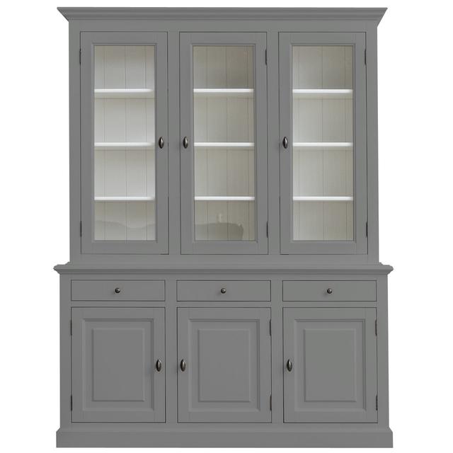 Berardina Standard Display Cabinet Rosalind Wheeler Colour: Dusty Grey on Productcaster.