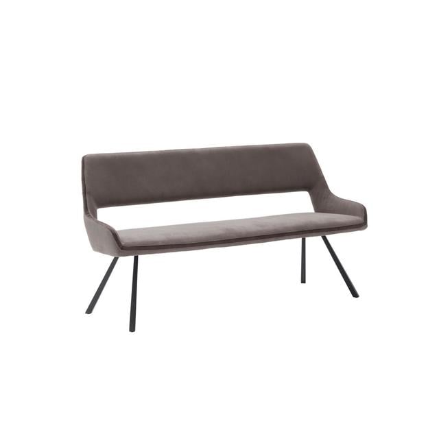 Akbez Upholstered Bench Corrigan Studio Colour: Brown, Size: 90cm H x 175cm W x 63cm D on Productcaster.