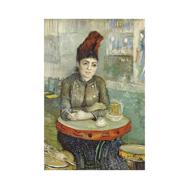 Woman In The Café Tambourin, 1887 by Vincent Van Gogh - Wrapped Canvas Painting Rosdorf Park Size: 45.72cm H x 30.48cm W x 1.905cm D on Productcaster.