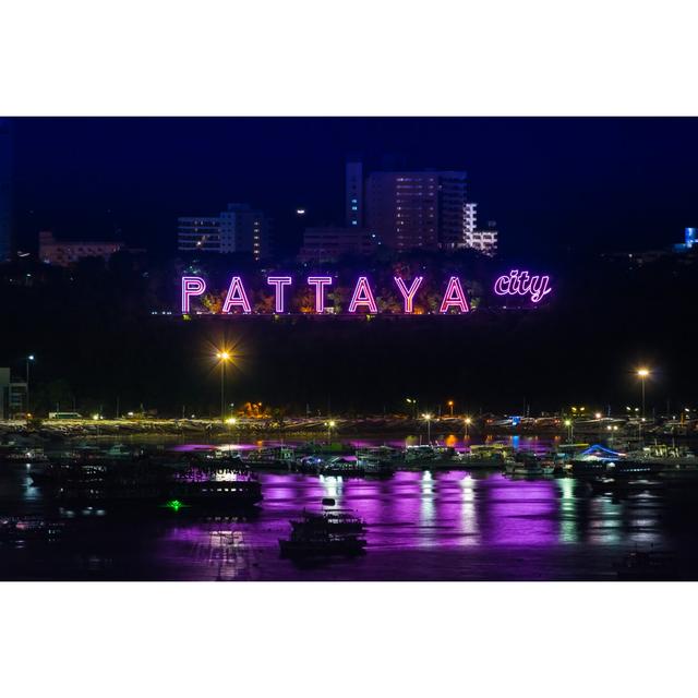 Beccio Pattaya City In Thailand - Wrapped Canvas Photograph 17 Stories Size: 61cm H x 91cm W x 3.8cm D on Productcaster.