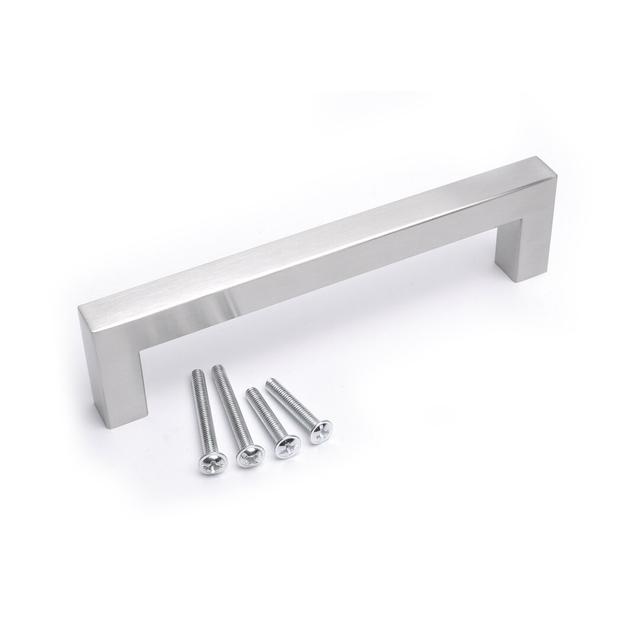 Aryabella 25.6cm Bar Handle (Set of 10) Ebern Designs Finish: Brushed Silver on Productcaster.