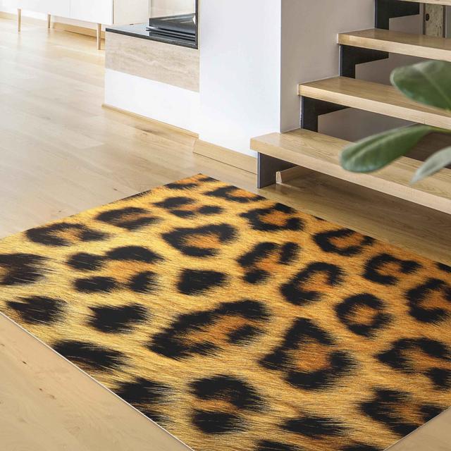 Rectangular Jaleb Animal Print Machine Woven Area Rug East Urban Home Rug Size: Rectangle 60 x 80cm on Productcaster.