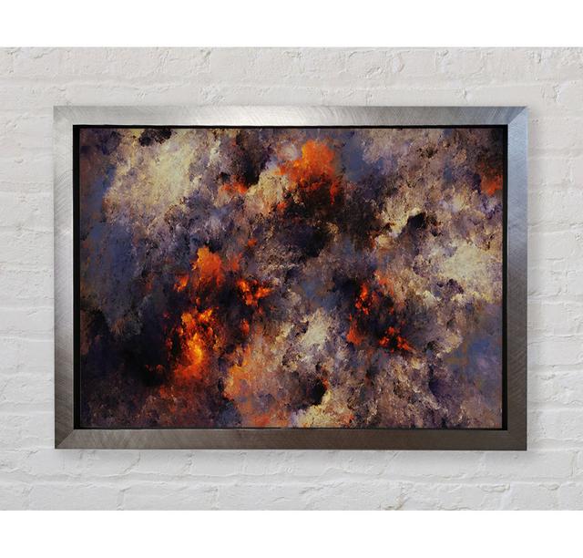 Volcanic Ash Colour Splash - Single Picture Frame Art Prints Bright Star Size: 59.7cm H x 84.1cm W x 3.4cm D on Productcaster.