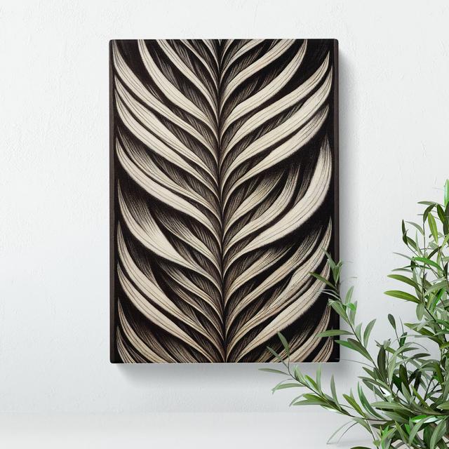 Traditional Feather - Wrapped Canvas Graphic Art 17 Stories Size: 60cm H x 40cm W x 3cm D on Productcaster.