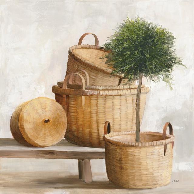 Woven Still Life by Julia Purinton - Wrapped Canvas Art Print Rosalind Wheeler Size: 122cm H x 122cm W on Productcaster.