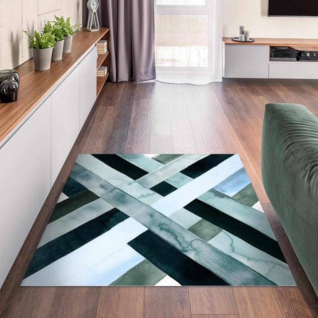 Square Glendaly Abstract Machine Woven Area Rug East Urban Home Rug Size: Square 80cm on Productcaster.