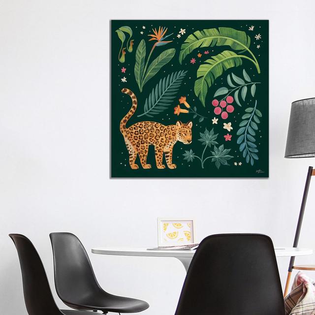 Jungle Love IV by Janelle Penner - Wrapped Canvas Print 17 Stories Size: 93.98cm H x 93.98cm W x 3.81cm D on Productcaster.