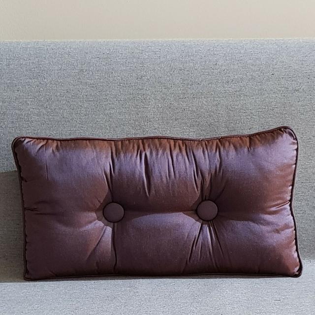 Sammy Silk Scatter Cushion Rosalind Wheeler Colour: Aubergine on Productcaster.