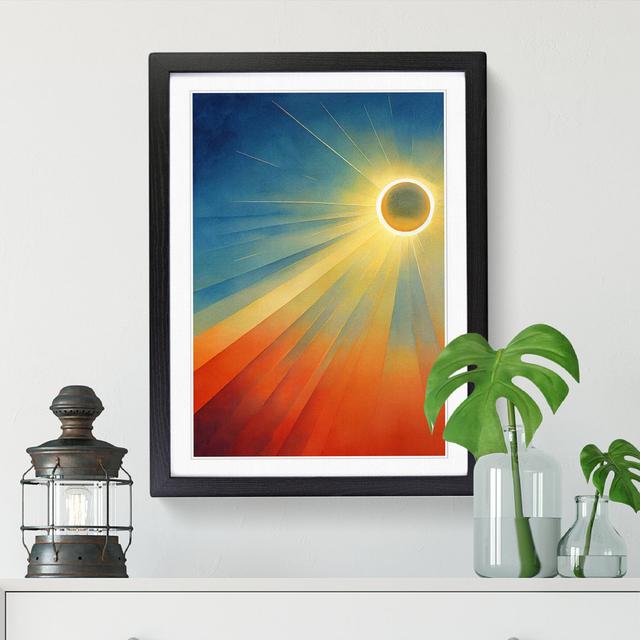 Magical Sun Vol.3 - Print ClassicLiving Size: 46cm H x 34cm W x 2cm D, Frame Option: Walnut on Productcaster.