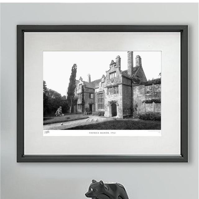 'Trerice Manor, 1912' by Francis Frith - Picture Frame Photograph Print on Paper The Francis Frith Collection Size: 28cm H x 36cm W x 2.3cm D on Productcaster.