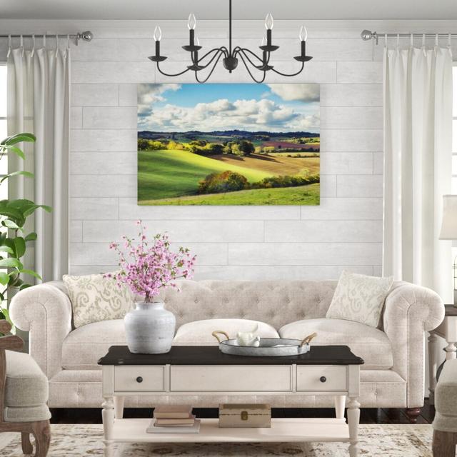 Pastoral Countryside III by Colby Chester - Wrapped Canvas Print Blue Elephant Size: 81cm H x 122cm W on Productcaster.