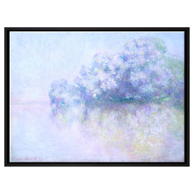 Claude Monet - Île Aux Orties Bei Vernon - Leinwandbild Im Schattenfugenrahmen Kunstdruck Perspections Maße: 65 cm H x 85 cm B x 2,5 cm T on Productcaster.