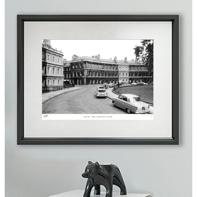 'Bath, the Circus C1960' - Picture Frame Photograph Print on Paper The Francis Frith Collection Size: 40cm H X 50cm W x 2cm D on Productcaster.