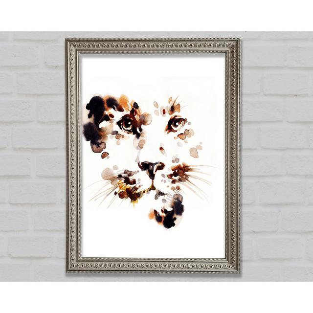 Leopard Spot Face - Single Picture Frame Art Prints Latitude Vive Size: 59.7cm H x 42cm W on Productcaster.