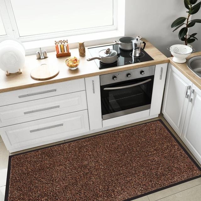 Wimer Door Mat Latitude Run Colour: Brown, Mat Size: 120cm L x 90cm W on Productcaster.