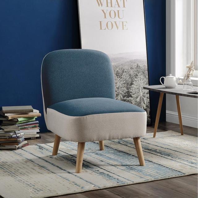 Aubrie Cocktail Chair Isabelline Upholstery Colour: Blue on Productcaster.