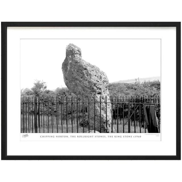 Chipping Norton, The Rollright Stones, The King Stone C1960 by Francis Frith - Single Picture Frame Print The Francis Frith Collection Size: 45cm H x on Productcaster.