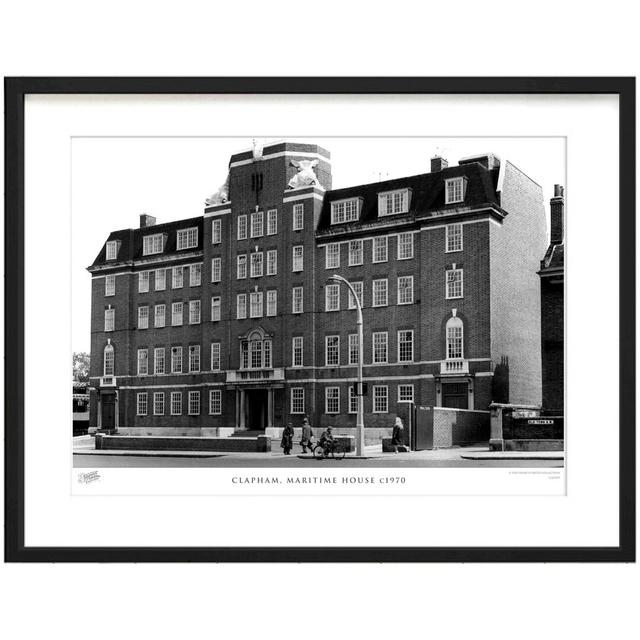 'Clapham, Maritime House C1970' by Francis Frith - Picture Frame Photograph Print on Paper The Francis Frith Collection Size: 28cm H x 36cm W x 2.3cm on Productcaster.