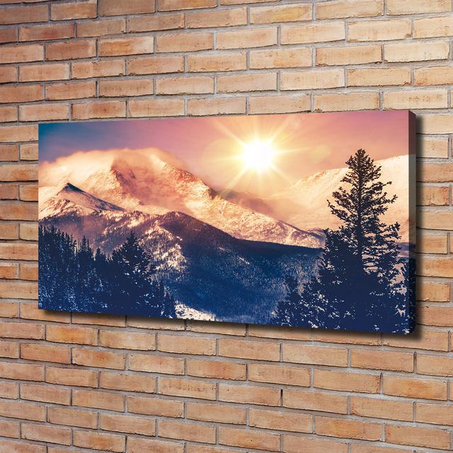 Colourado Mountains - Wrapped Canvas Art Prints Union Rustic on Productcaster.