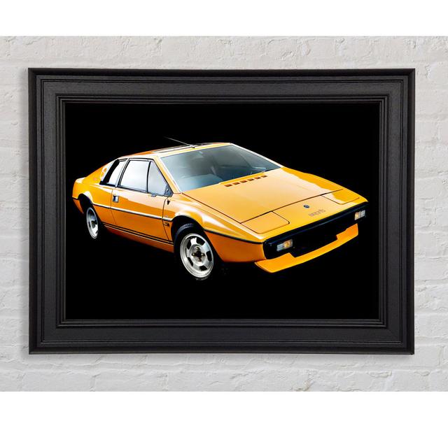 Classic Lotus Esrite Framed Print Ebern Designs Size: 29.7cm H x 42cm W on Productcaster.